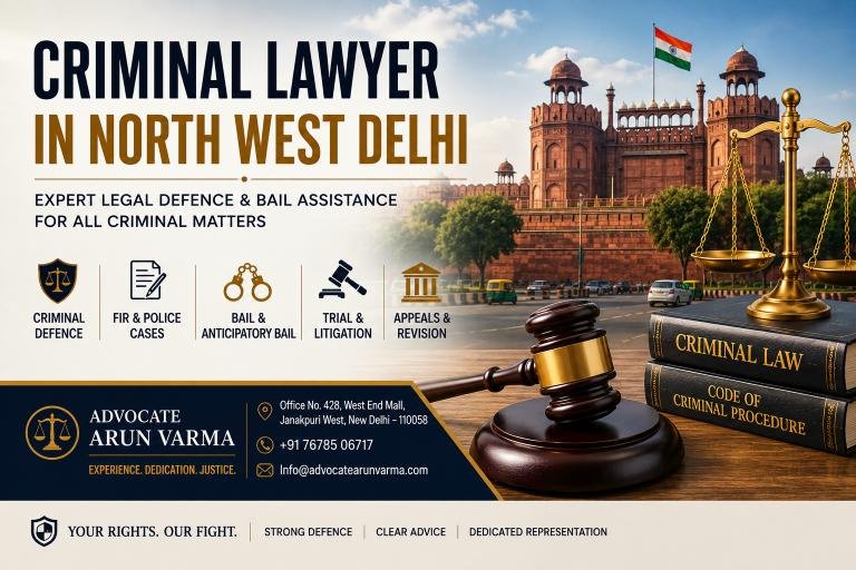 Criminal Lawyer in North West Delhi