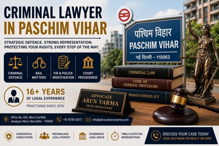 Criminal Lawyer in Paschim Vihar
