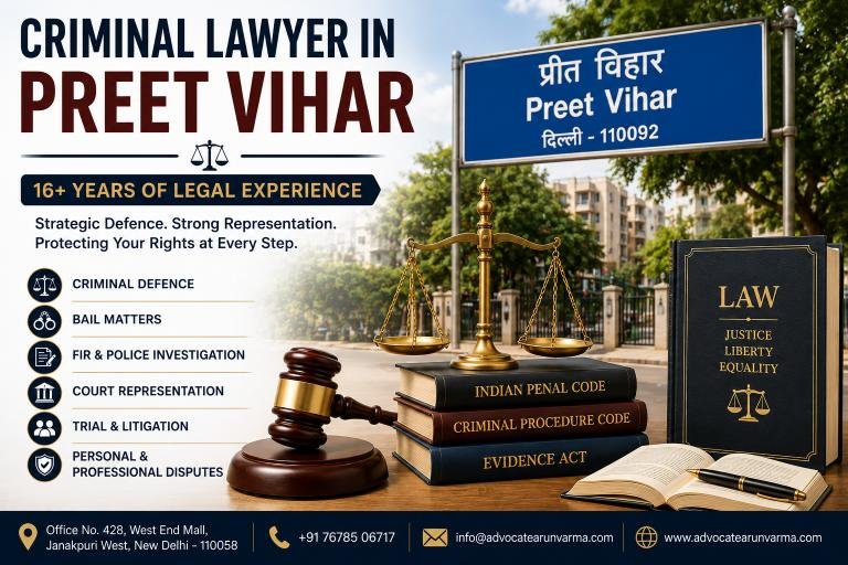 Criminal Lawyer in Preet Vihar