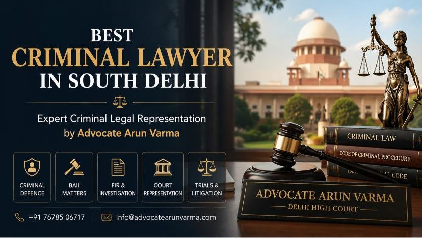 Best Criminal Lawyer in South Delhi – Advocate Arun Varma