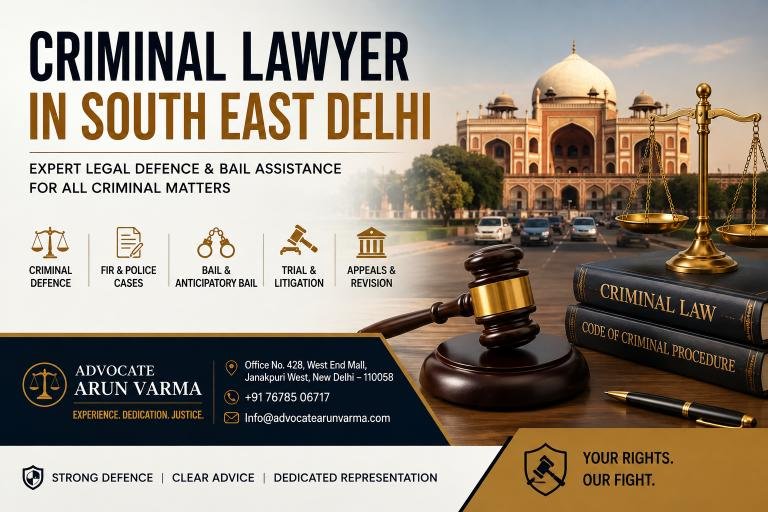 Criminal Lawyer in South East Delhi