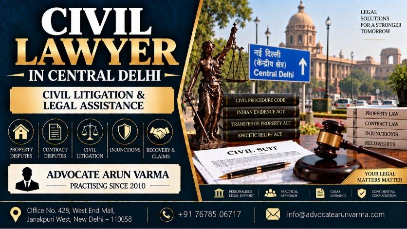 Civil Lawyer in Central Delhi