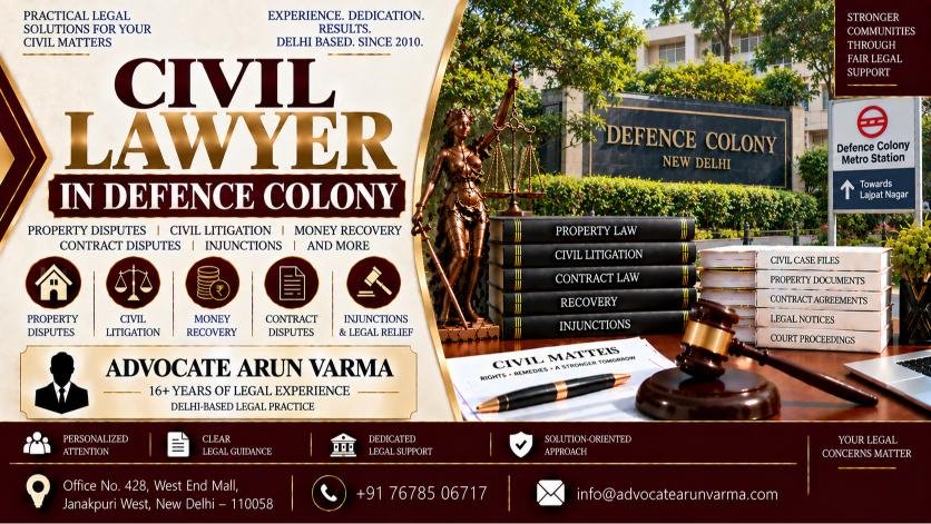Civil Lawyer in Defence Colony