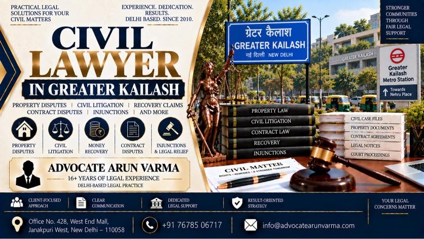 Civil Lawyer in Greater Kailash