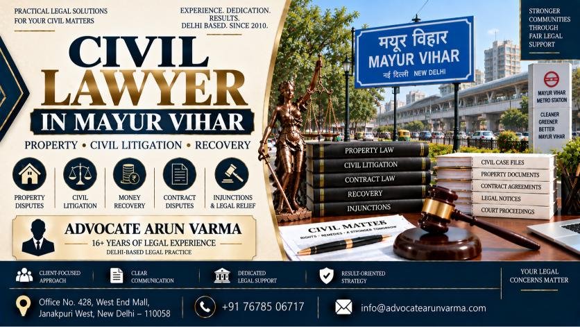 Civil Lawyer in Mayur Vihar