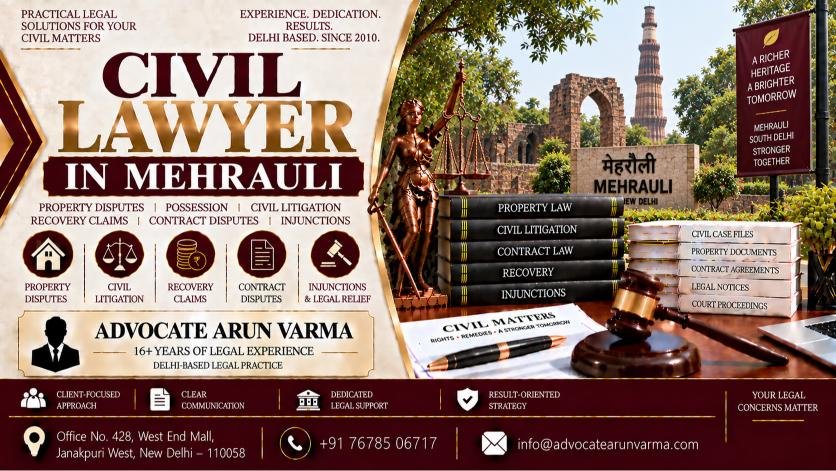 Civil Lawyer in Mehrauli