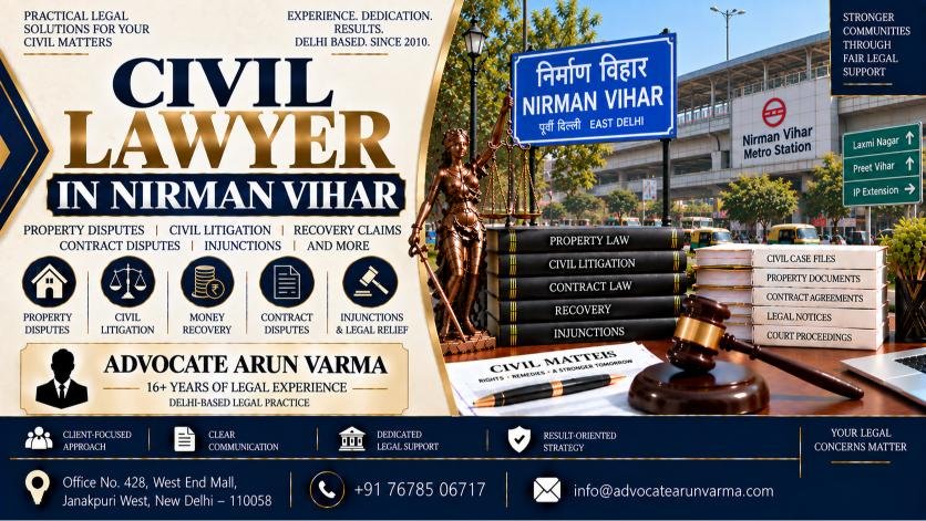 Civil Lawyer in Nirman Vihar