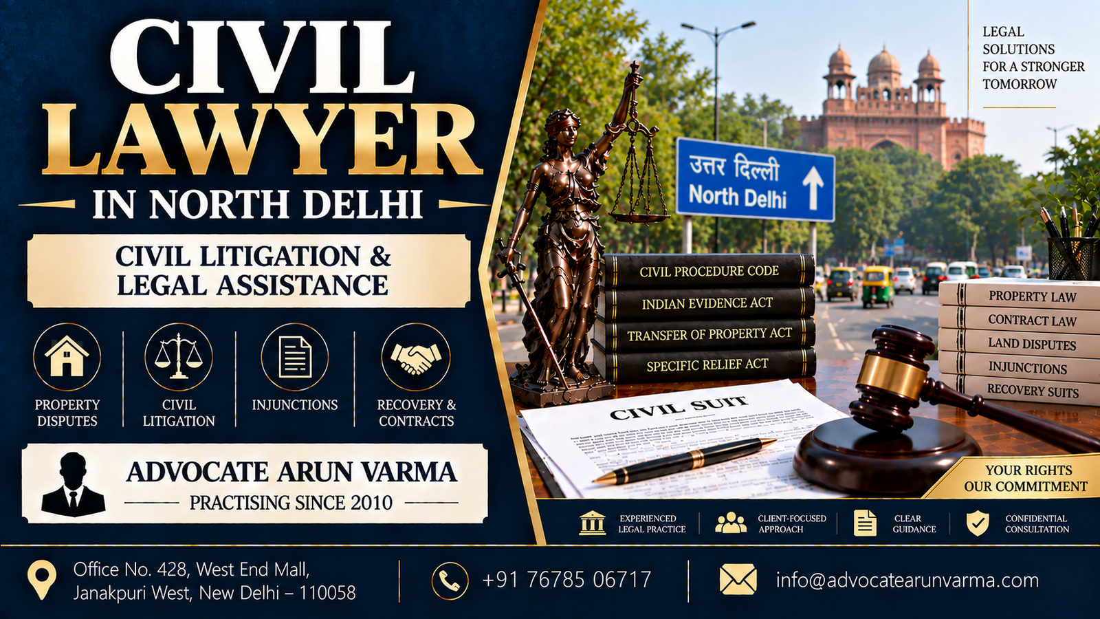 Civil Lawyer in North Delhi