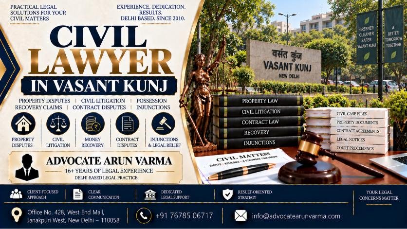 Civil Lawyer in Vasant Kunj
