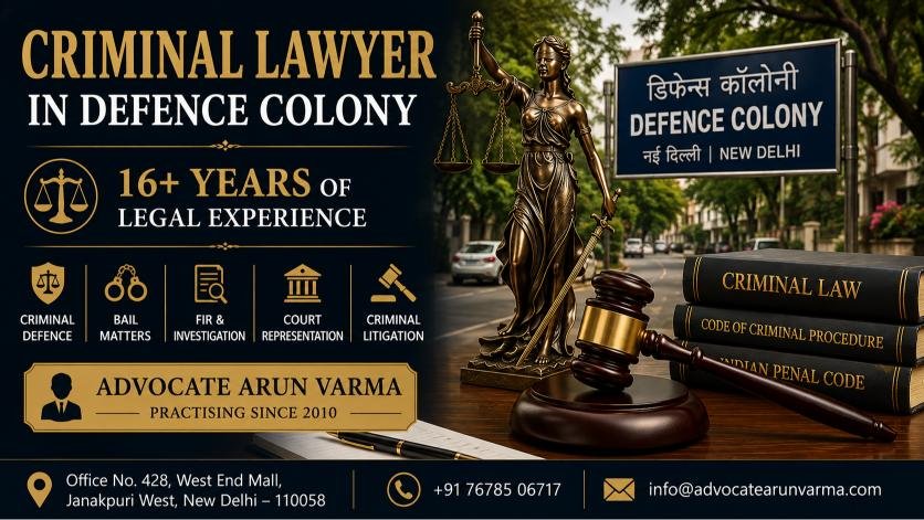 Criminal Lawyer in Defence Colony