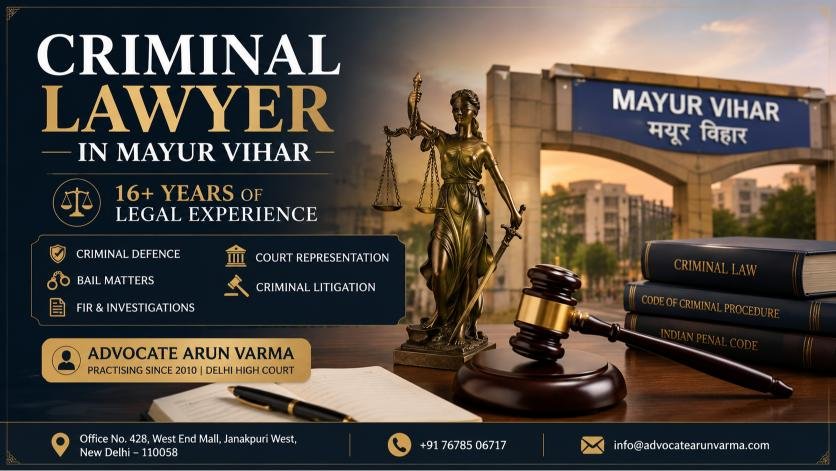 Criminal Lawyer in Mayur Vihar