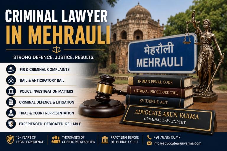 Criminal Lawyer in Mehrauli