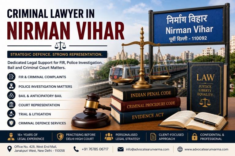 Criminal Lawyer in Nirman Vihar