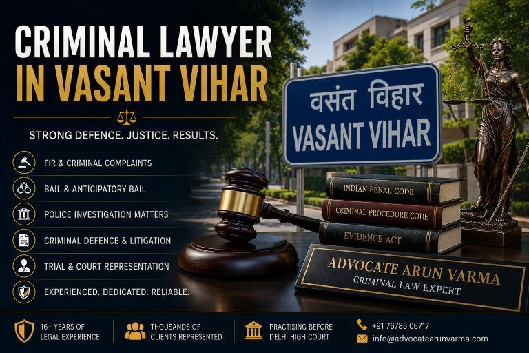 Criminal Lawyer in Vasant Vihar