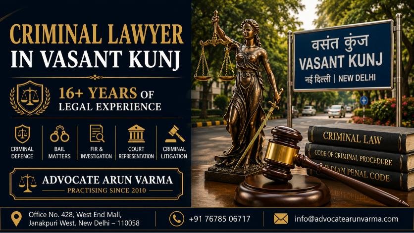 Criminal Lawyer in Vasant kunj
