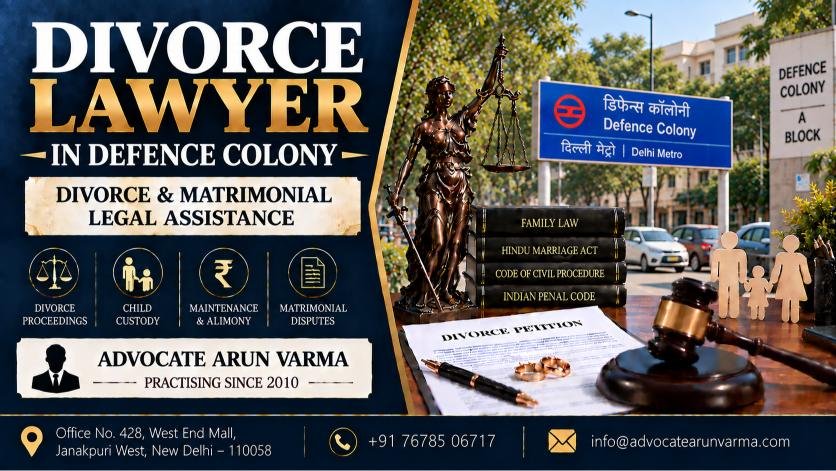 Divorce Lawyer in Defence Colony