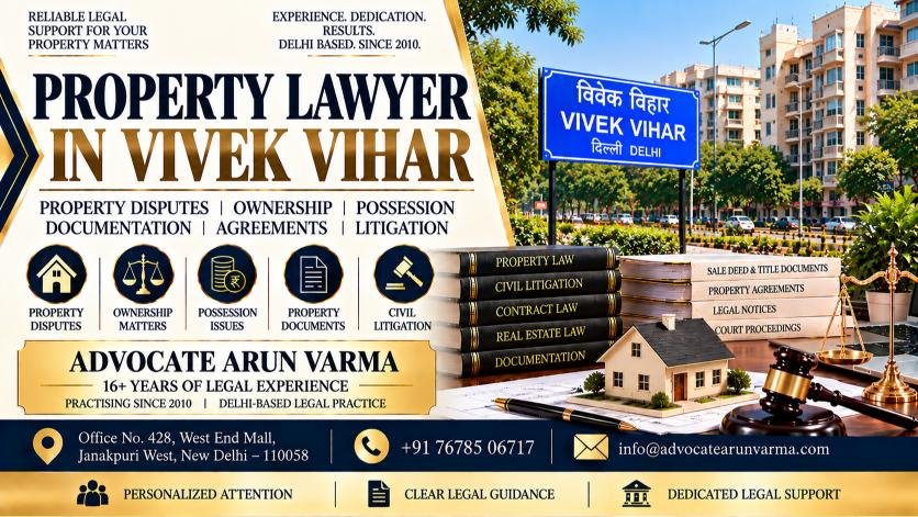 Property Lawyer in vivek vihar