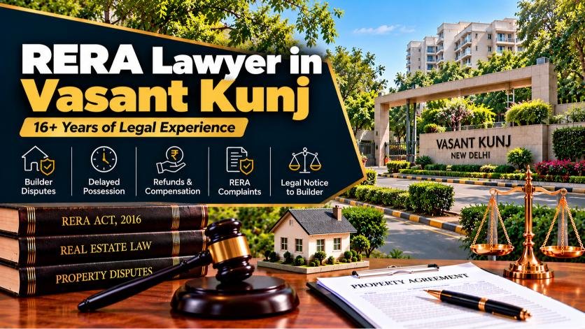 RERA Lawyer in Vasant Kunj